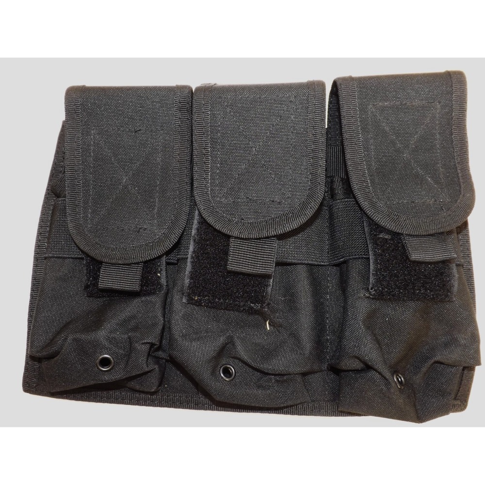 Tactical Magazine Pouch Molle Black Triple Mag Magazine Pouches Holster
